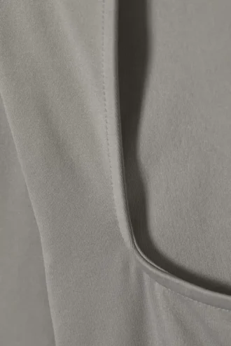 Square Neck Longsleeve Top – Dusty Grey