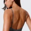 Square Neck Printed Swimsuit – Dark Grey – Alligator Print Square Neck Printed Swimsuit – Dark Grey – Alligator Print