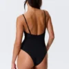 Square-Neck Swimsuit – Black Square-Neck Swimsuit – Black