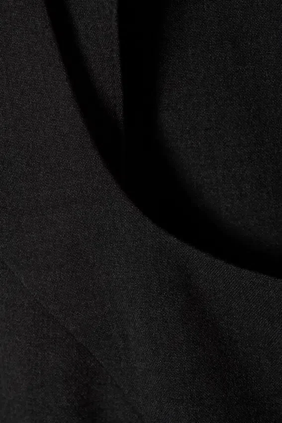 Square Neck Zip Top – Dark Grey Square Neck Zip Top – Dark Grey