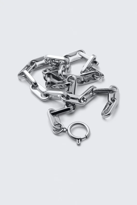 Stainless Steel Chain Necklace – Silver Stainless Steel Chain Necklace – Silver