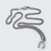 Stainless Steel Pendant Chain Necklace – Silver Stainless Steel Pendant Chain Necklace – Silver