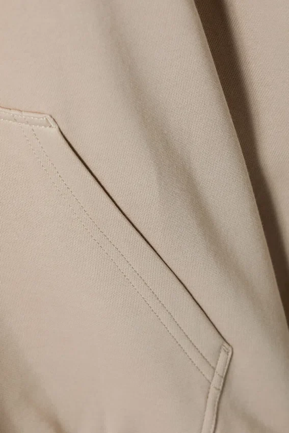Standard Midweight Hoodie – Beige Standard Midweight Hoodie – Beige