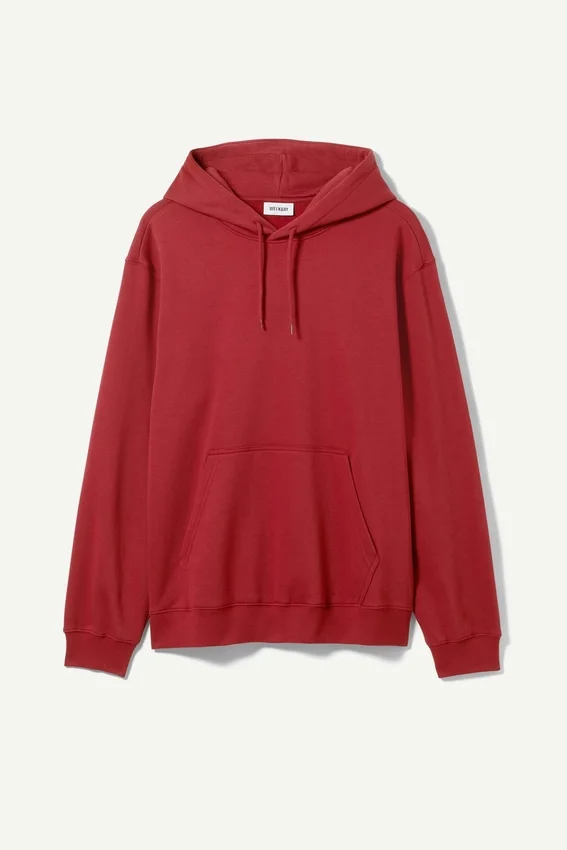 Standard Midweight Hoodie – Blood Red Standard Midweight Hoodie – Blood Red