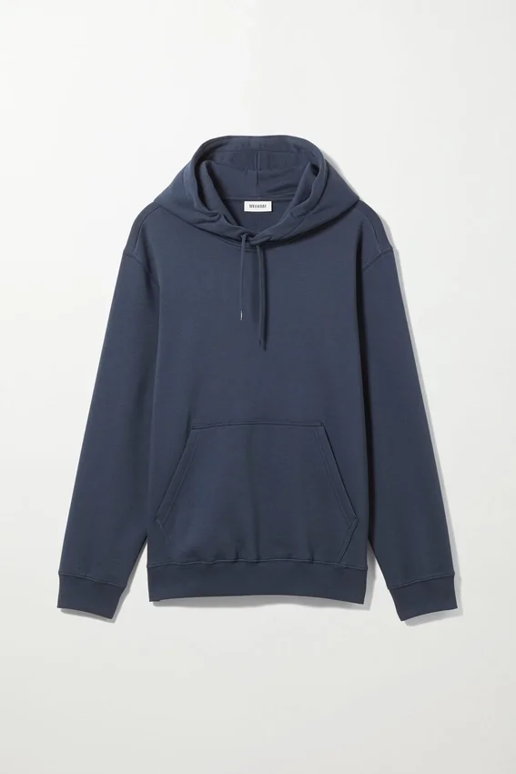 Standard Midweight Hoodie – Blue Standard Midweight Hoodie – Blue