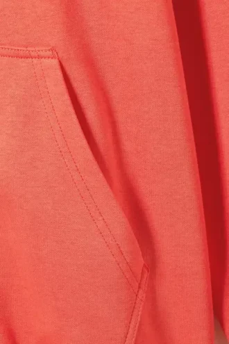 Standard Midweight Hoodie – Coral Red