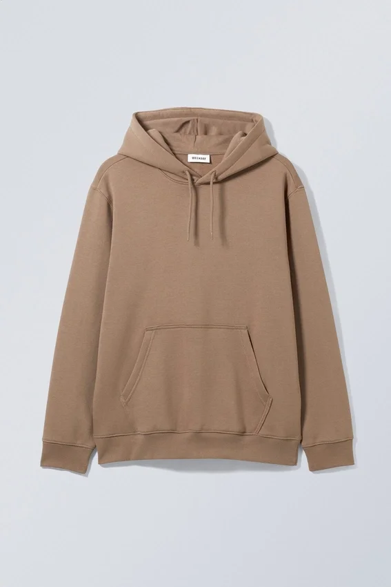 Standard Midweight Hoodie – Dark Beige Standard Midweight Hoodie – Dark Beige