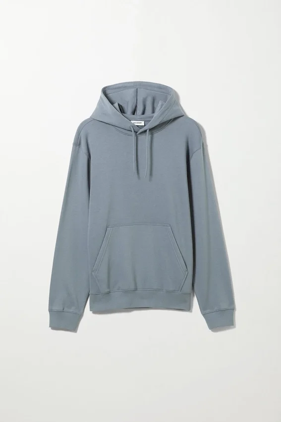 Standard Midweight Hoodie – Dusty Blue Standard Midweight Hoodie – Dusty Blue