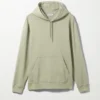 Standard Midweight Hoodie – Khaki Green Standard Midweight Hoodie – Khaki Green