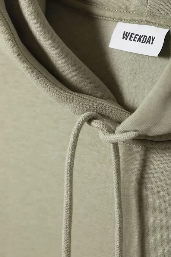 Standard Midweight Hoodie – Khaki Green Standard Midweight Hoodie – Khaki Green