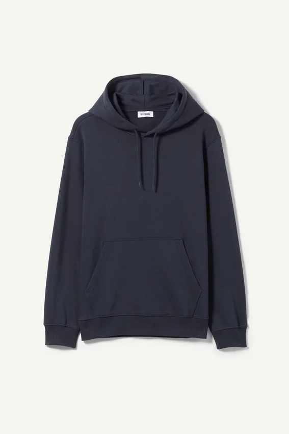 Standard Midweight Hoodie – Navy Blue Standard Midweight Hoodie – Navy Blue