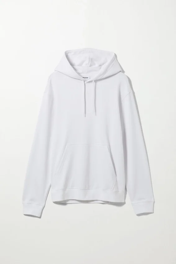 Standard Midweight Hoodie – White Standard Midweight Hoodie – White