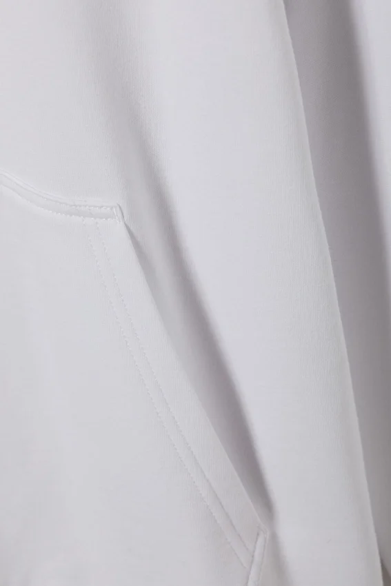 Standard Midweight Hoodie – White Standard Midweight Hoodie – White