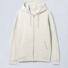 Standard Midweight Zip Hoodie – Light Grey Standard Midweight Zip Hoodie – Light Grey