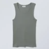 Standard Tank Top – Dusty Khaki Standard Tank Top – Dusty Khaki