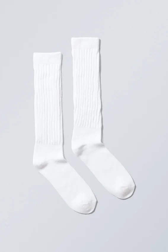 State Slouch Socks – White State Slouch Socks – White