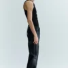 Straight Leg Leather Trousers – Black Straight Leg Leather Trousers – Black