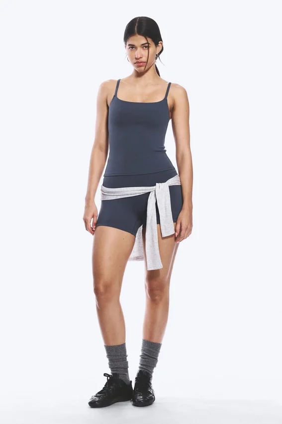 Strap Sports Top – Navy Blue Strap Sports Top – Navy Blue