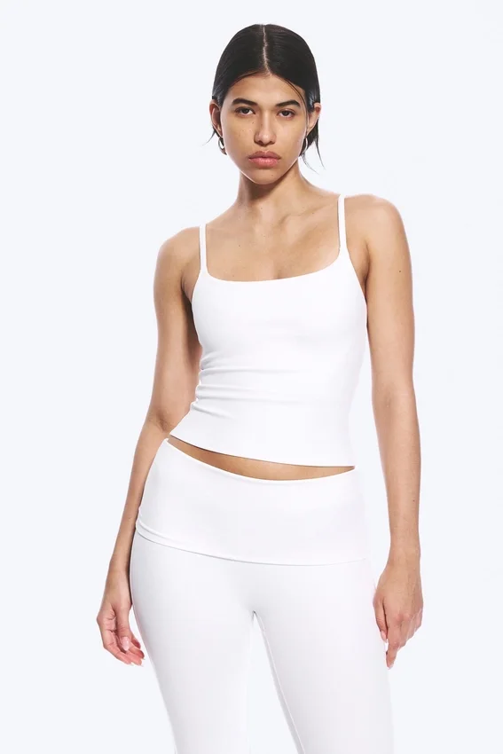 Strap Sports Top – Off-White Strap Sports Top – Off-White