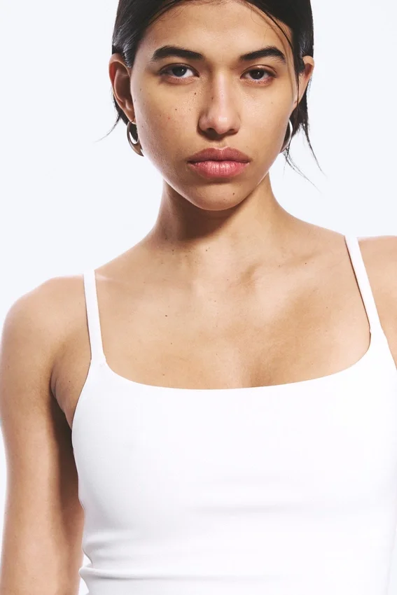 Strap Sports Top – Off-White Strap Sports Top – Off-White