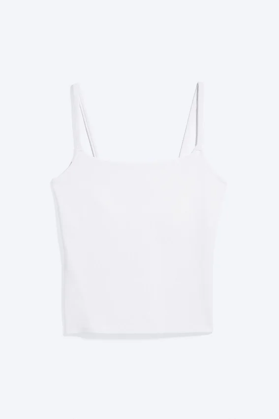 Strap Sports Top – Off-White Strap Sports Top – Off-White