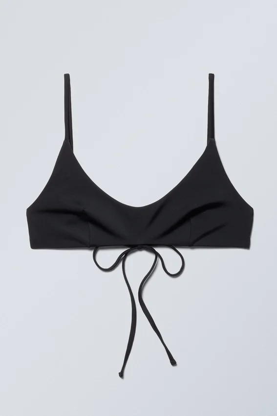 Strappy Bikini Top – Black Strappy Bikini Top – Black