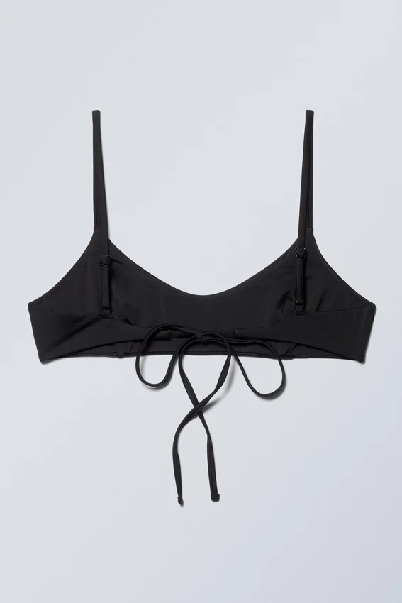 Strappy Bikini Top – Black Strappy Bikini Top – Black
