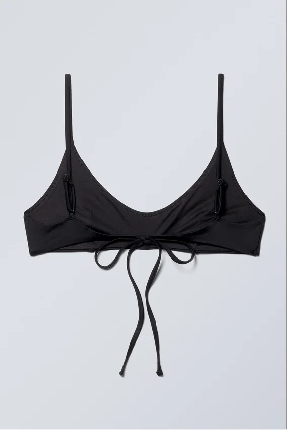Strappy Bikini Top – Black Strappy Bikini Top – Black