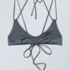 Strappy Bikini Top – Blue Shimmer Strappy Bikini Top – Blue Shimmer