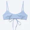 Strappy Bikini Top – Light Blue Strappy Bikini Top – Light Blue