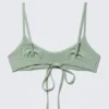 Strappy Bikini Top – Light Green Strappy Bikini Top – Light Green