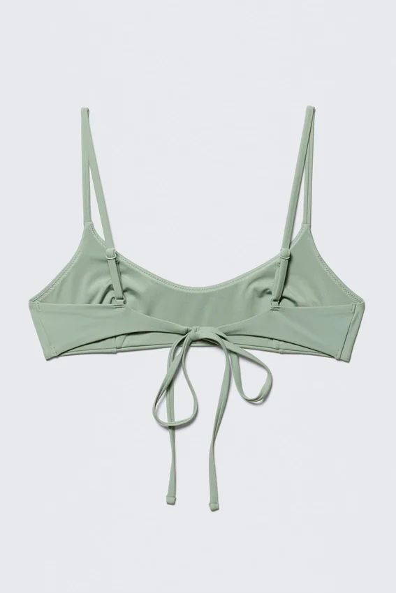 Strappy Bikini Top – Light Green Strappy Bikini Top – Light Green