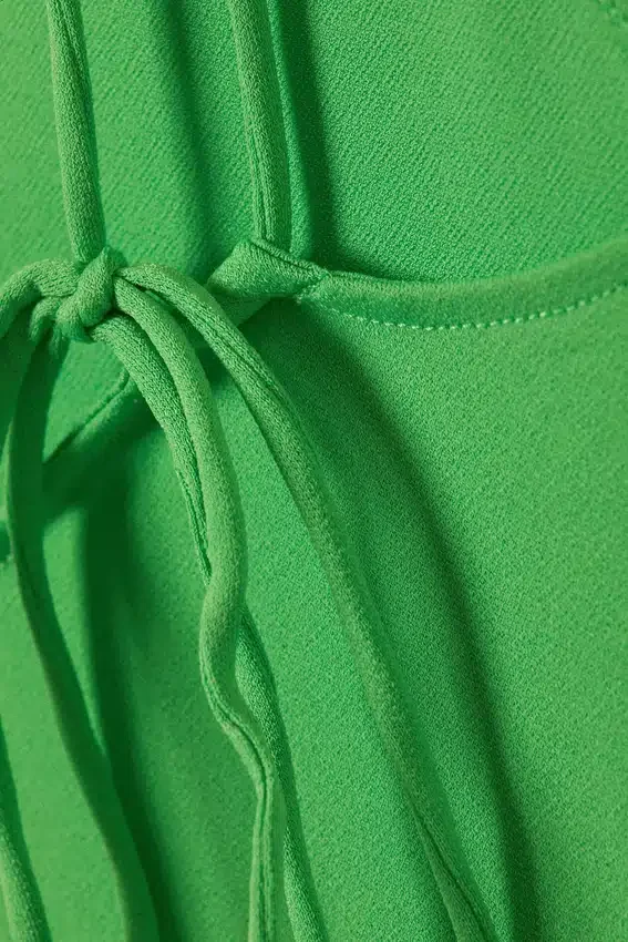 Strappy Boat-Neck Jersey Tank Top – Bright Green Strappy Boat-Neck Jersey Tank Top – Bright Green