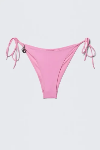 Strappy Charm Bikini Bottoms – Light Pink