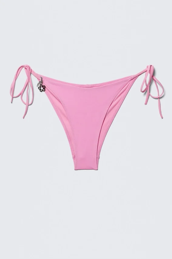 Strappy Charm Bikini Bottoms – Light Pink Strappy Charm Bikini Bottoms – Light Pink