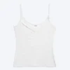 Strappy Laced Camisole – Light Dusty Grey Melange Strappy Laced Camisole – Light Dusty Grey Melange