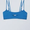 Strappy Layered Bikini Top – Bright Blue Strappy Layered Bikini Top – Bright Blue