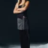 Strappy Mini Wrap Skirt – Dark Grey Melange Strappy Mini Wrap Skirt – Dark Grey Melange