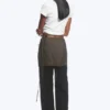 Strappy Mini Wrap Skirt – Dark Mole Strappy Mini Wrap Skirt – Dark Mole