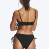 Strappy Side Tie Bikini Bottoms – Black Strappy Side Tie Bikini Bottoms – Black