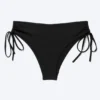 Strappy Side Tie Bikini Bottoms – Black Strappy Side Tie Bikini Bottoms – Black