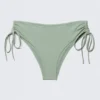 Strappy Side Tie Bikini Bottoms – Light Dusty Green Strappy Side Tie Bikini Bottoms – Light Dusty Green
