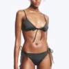 Strappy Tie Bikini Bottoms – Dark Grey Strappy Tie Bikini Bottoms – Dark Grey