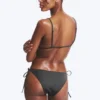 Strappy Tie Bikini Bottoms – Dark Grey Strappy Tie Bikini Bottoms – Dark Grey