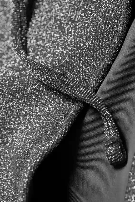 Strappy Tie Bikini Bottoms – Dark Grey – Glitter Strappy Tie Bikini Bottoms – Dark Grey – Glitter