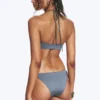 Strappy Tie Bikini Bottoms – Dusty Blue – Shimmer Strappy Tie Bikini Bottoms – Dusty Blue – Shimmer