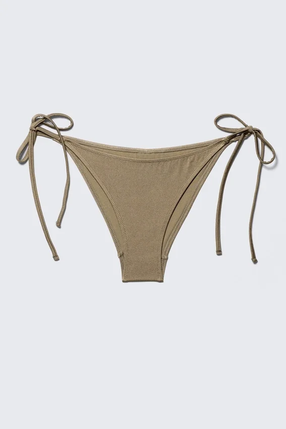 Strappy Tie Bikini Bottoms – Dusty Mole Strappy Tie Bikini Bottoms – Dusty Mole