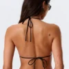Strappy Triangle Bikini Top – Black Strappy Triangle Bikini Top – Black