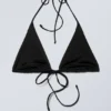 Strappy Triangle Bikini Top – Black Strappy Triangle Bikini Top – Black