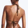 Strappy Triangle Bikini Top – Dark Brown Strappy Triangle Bikini Top – Dark Brown